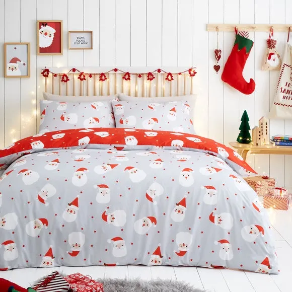 Happy Santa Duvet Cover & Pillowcase Set 3