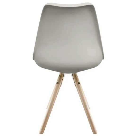 Fusion Living Soho Plastic Dining Chair with Pyramid Legs 6