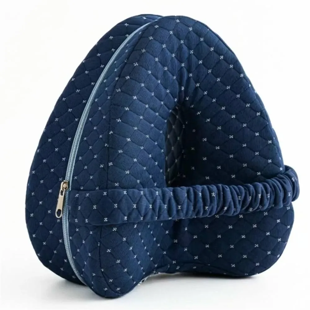 Nordara ONESAVE Alignment Pillow for Side Sleeping, Knee Leg Support Pillow in Navy