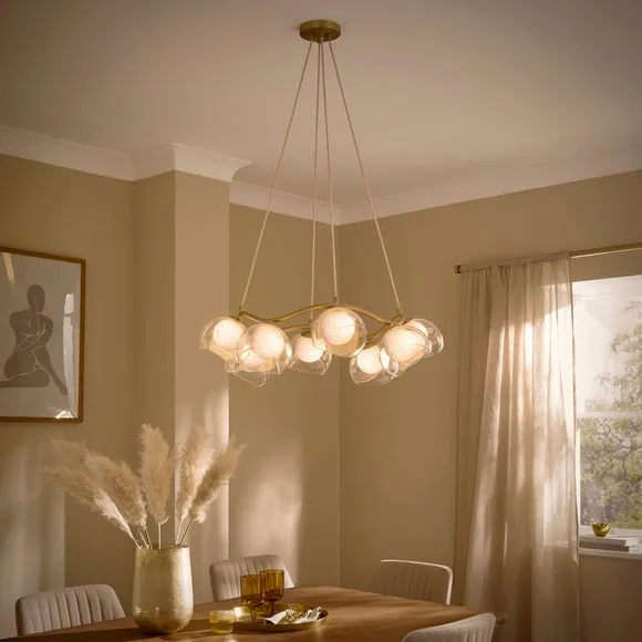 Angelina Adjustable Hoop Ceiling Light 2