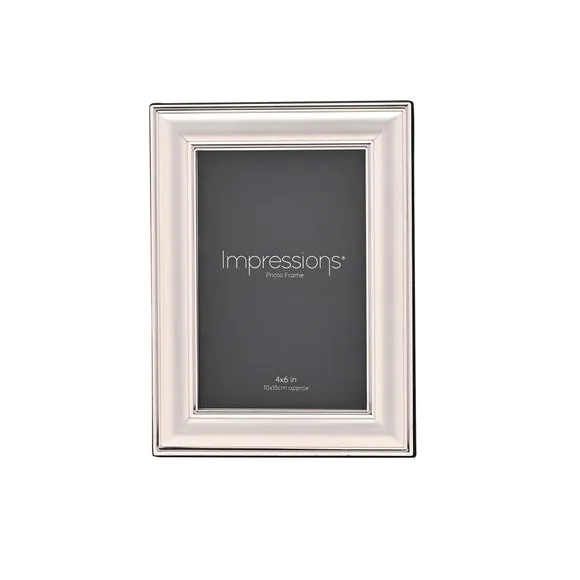 Impressions Silver Plated Border Edge Photo Frame 2
