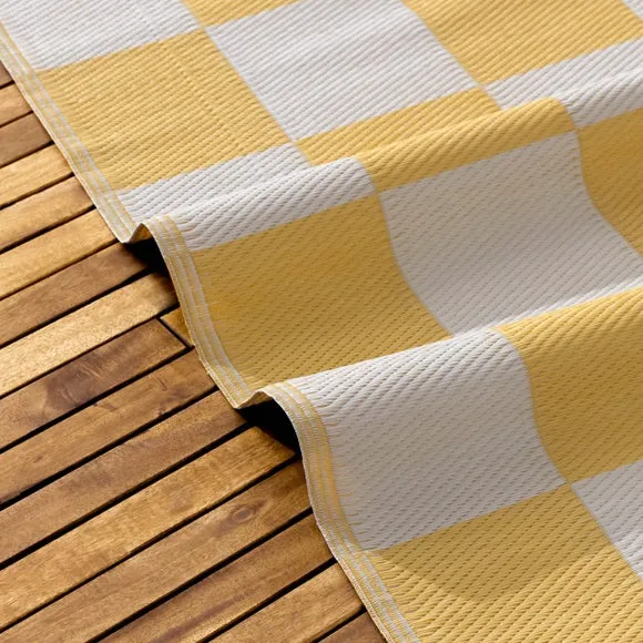 Furn. Checkerboard Indoor Outdoor Rug 4