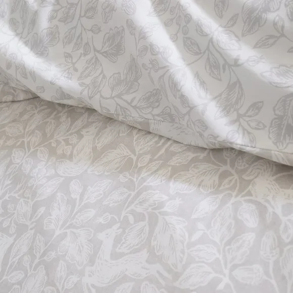 Bianca Woodland 200 Thread Count 100% Cotton Duvet Cover & Pillowcase Set 4
