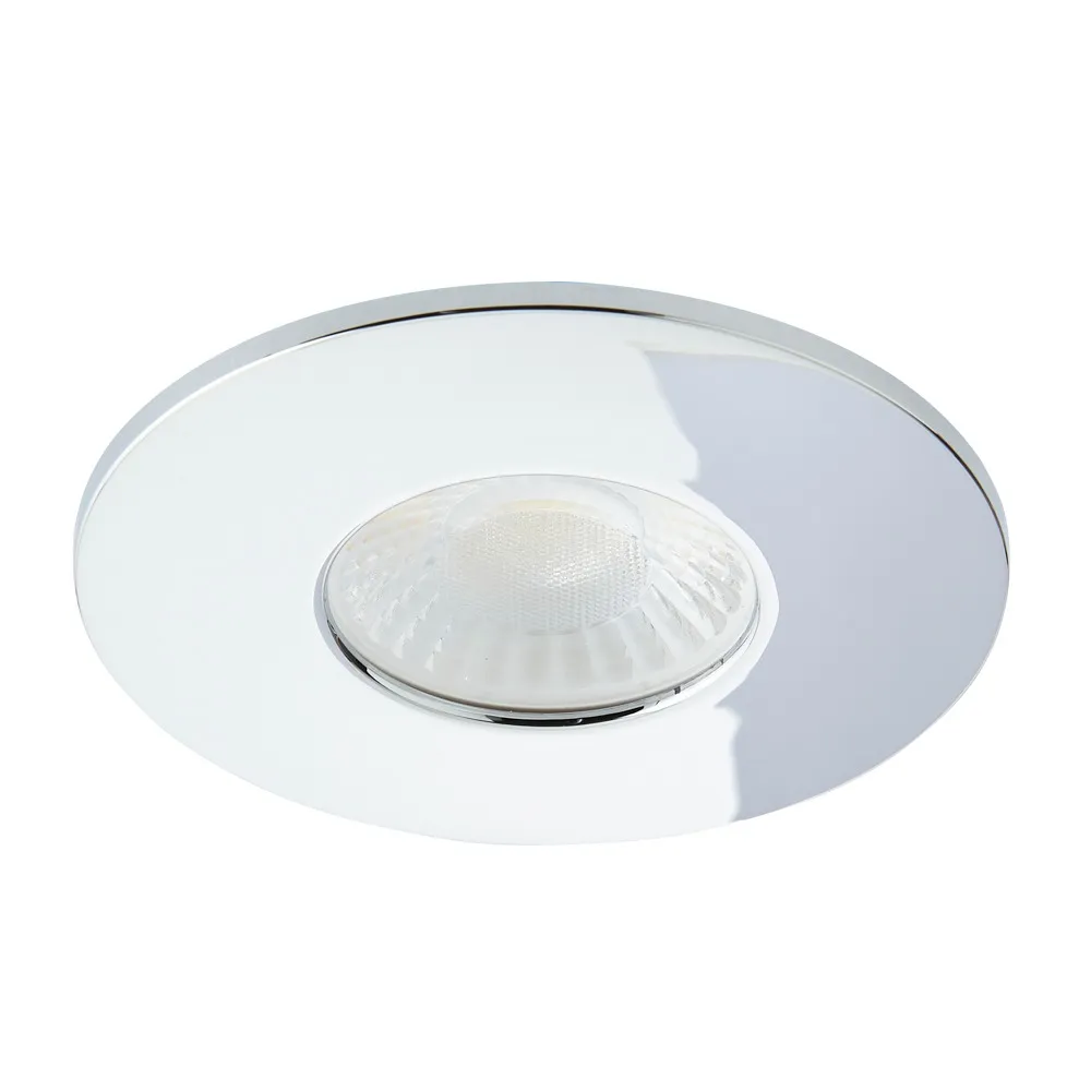 Nate Fixed Fire Rated LED IP65 Downlight, Chrome 1