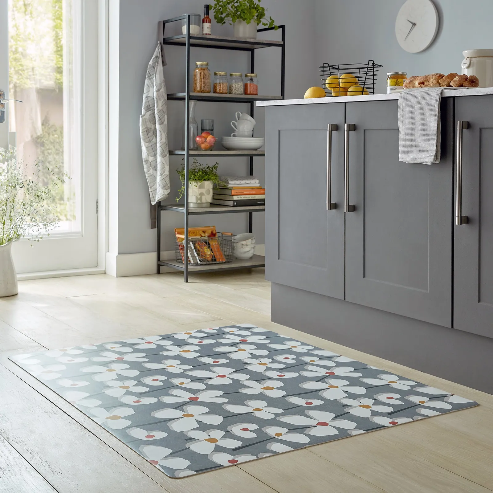 Lena Vinyl Mat MultiColoured