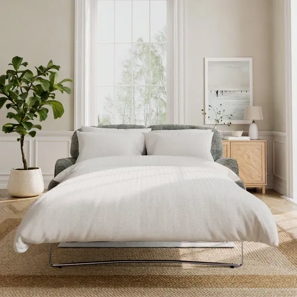 Martha Chunky Chenille 2 Seater Double Sofa Bed 1