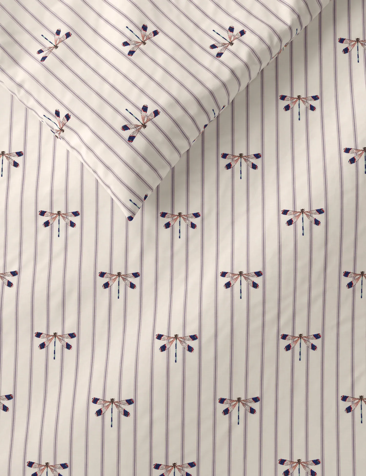 M&S Cotton Rich Striped Bedding Set
