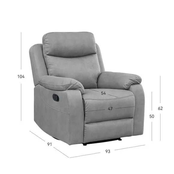 Aviemore Faux Leather Manual Reclining Chair 4