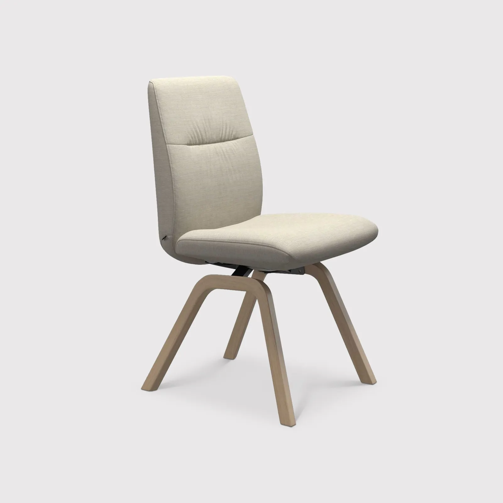 Stressless Mint Dining Chair Low Back D200, Neutral Fabric | Barker & Stonehouse