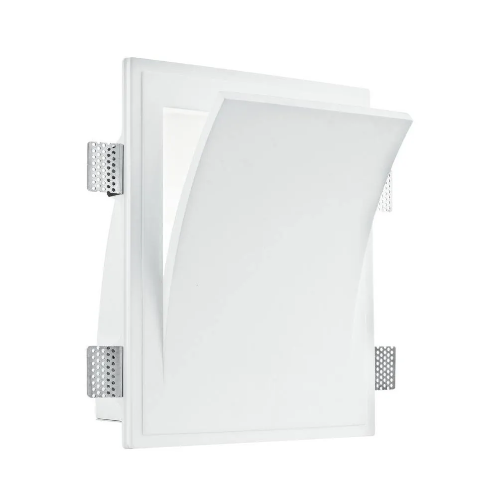Netlighting ANIMA 2 Light Recessed Wall Light White 31.5x25.5x17.5cm
