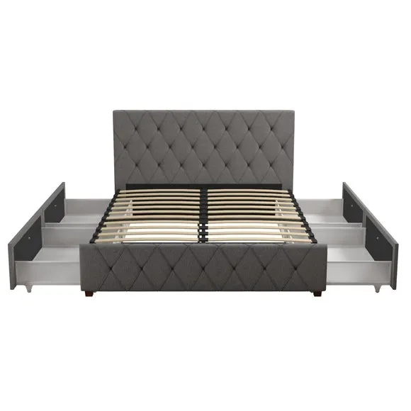 Cosmo Living Elizabeth Bed Frame, Linen 5
