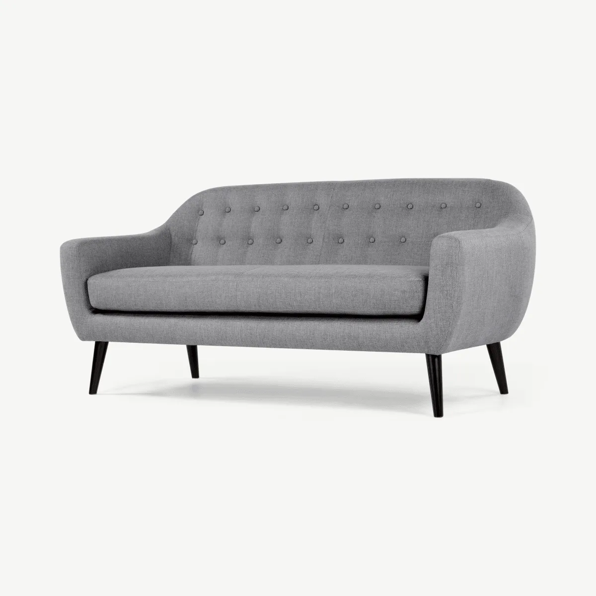 Ritchie 3 Seater Sofa, Pearl Grey Fabric