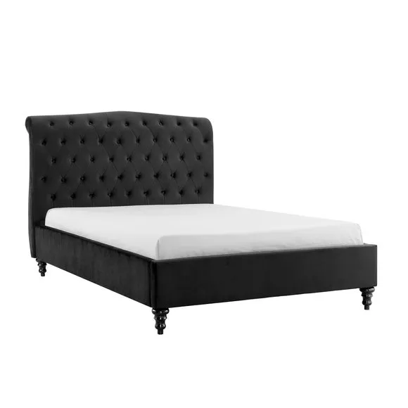 Rosa Bed Frame, Velvet 5