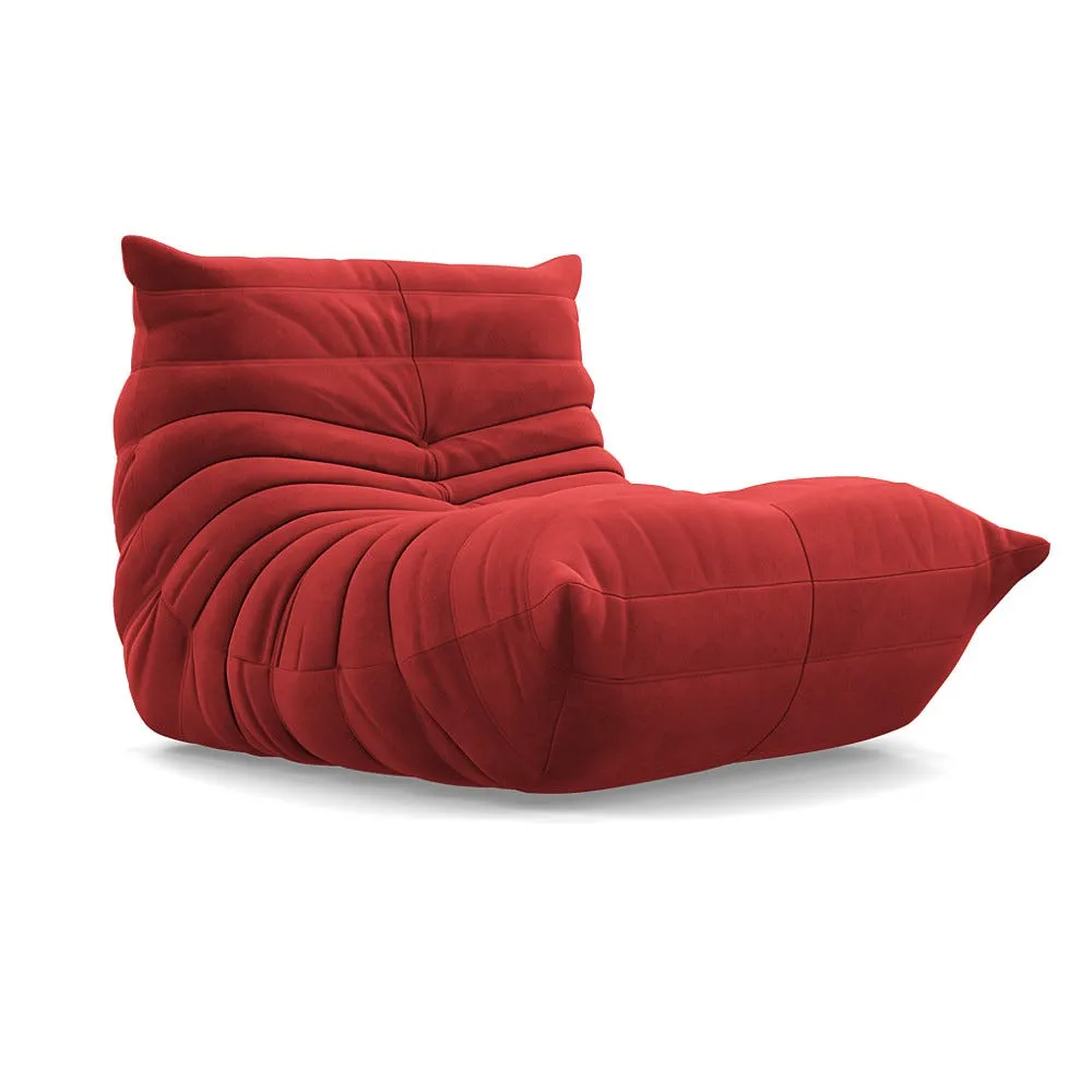 Ligne Roset Togo Fireside Alcantara Goya Red