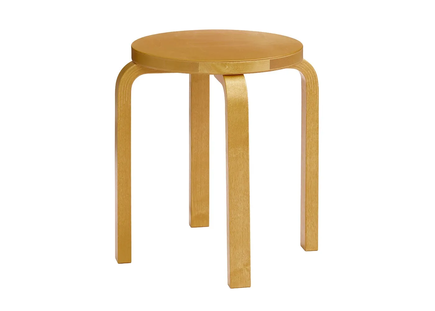 Artek Stool E60 Honey Stained Birch
