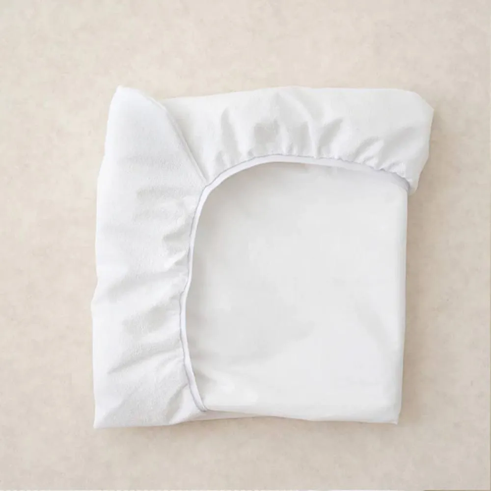 The Tiny Bed Company Waterproof Mattress Protector to fit Joie Commuter Logan - 100 x 69cm in White