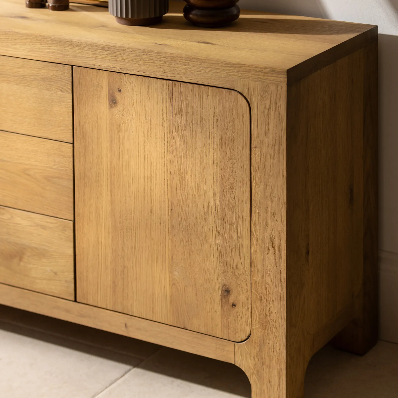Wade Wide Sideboard, Neutral Wood | Barker & Stonehouse 5