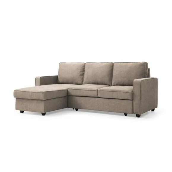 Kayden Woven Reversible Trundle Corner Double Sofa Bed 4