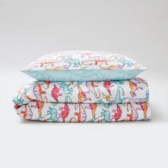 Dinosaurs Gallery 100% Cotton Duvet Cover & Pillowcase Set 6