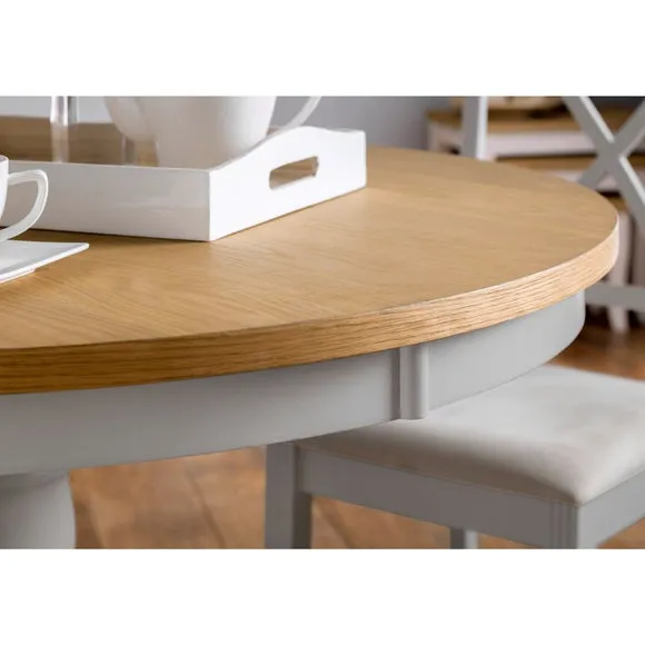 Davenport 4 Seater Round Pedestal Dining Table 3