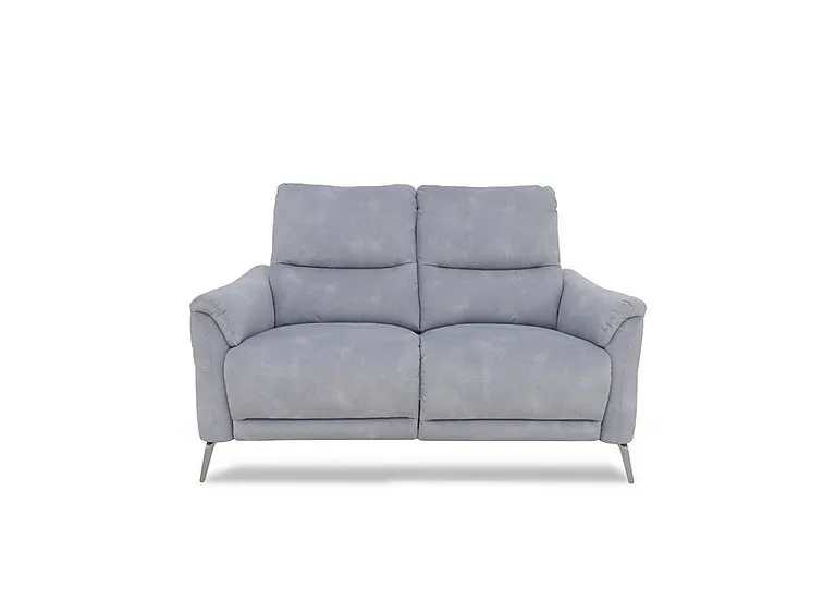 Daytona 2 Seater Fabric Power Recliner Sofa with Bluetooth Speaker - Dexter Smoke