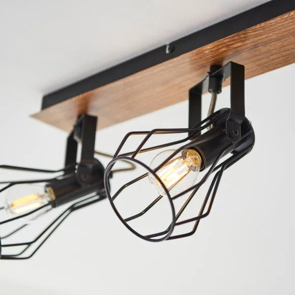 Return - Fulton 4 Light Semi Flush Spotlight Bar 5