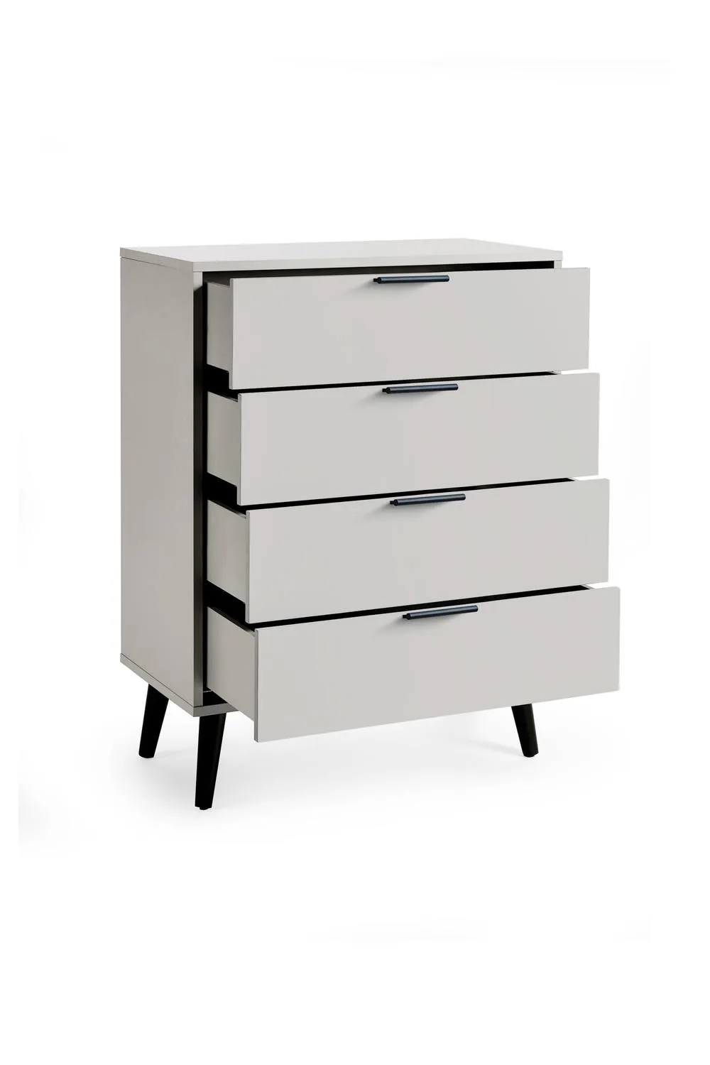 Julian Bowen Alba 4 Drawer Chest in Grey 4