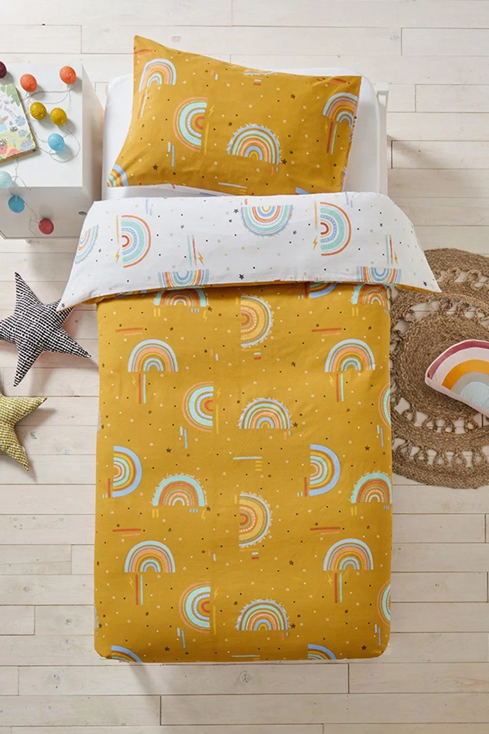 Rainbow Tribe Single Duvet Set