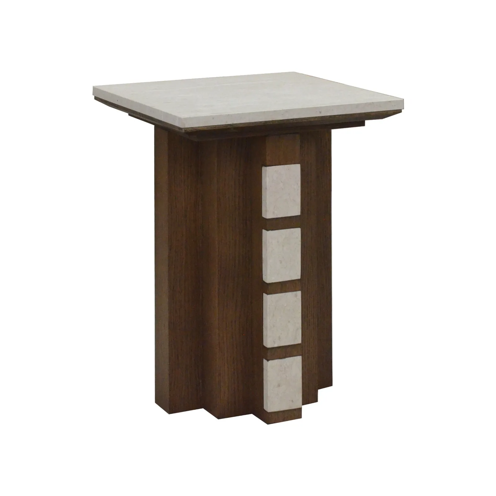 Laroque Side Table, Neutral Marble | Barker & Stonehouse 4