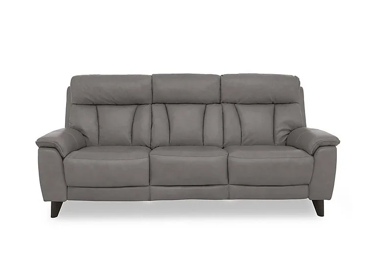 Dreamer 3 Seater Leather Sofa - BV Elephant