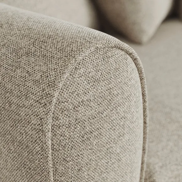 Blake Basket Weave Texture 4 Seater Sofa 5