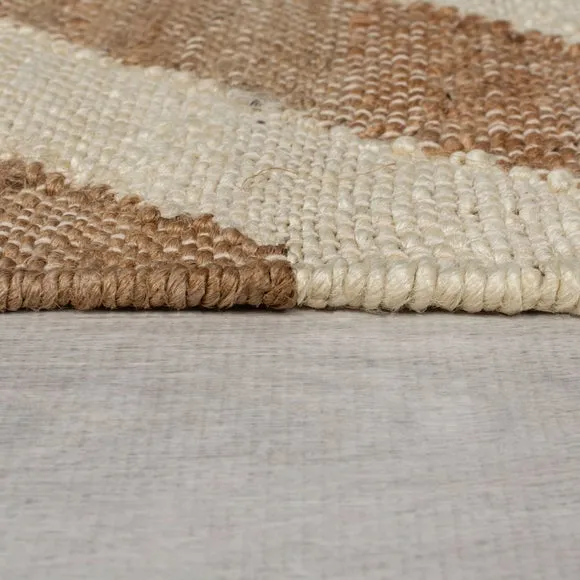 Zebra Patterned Jute Rug 4