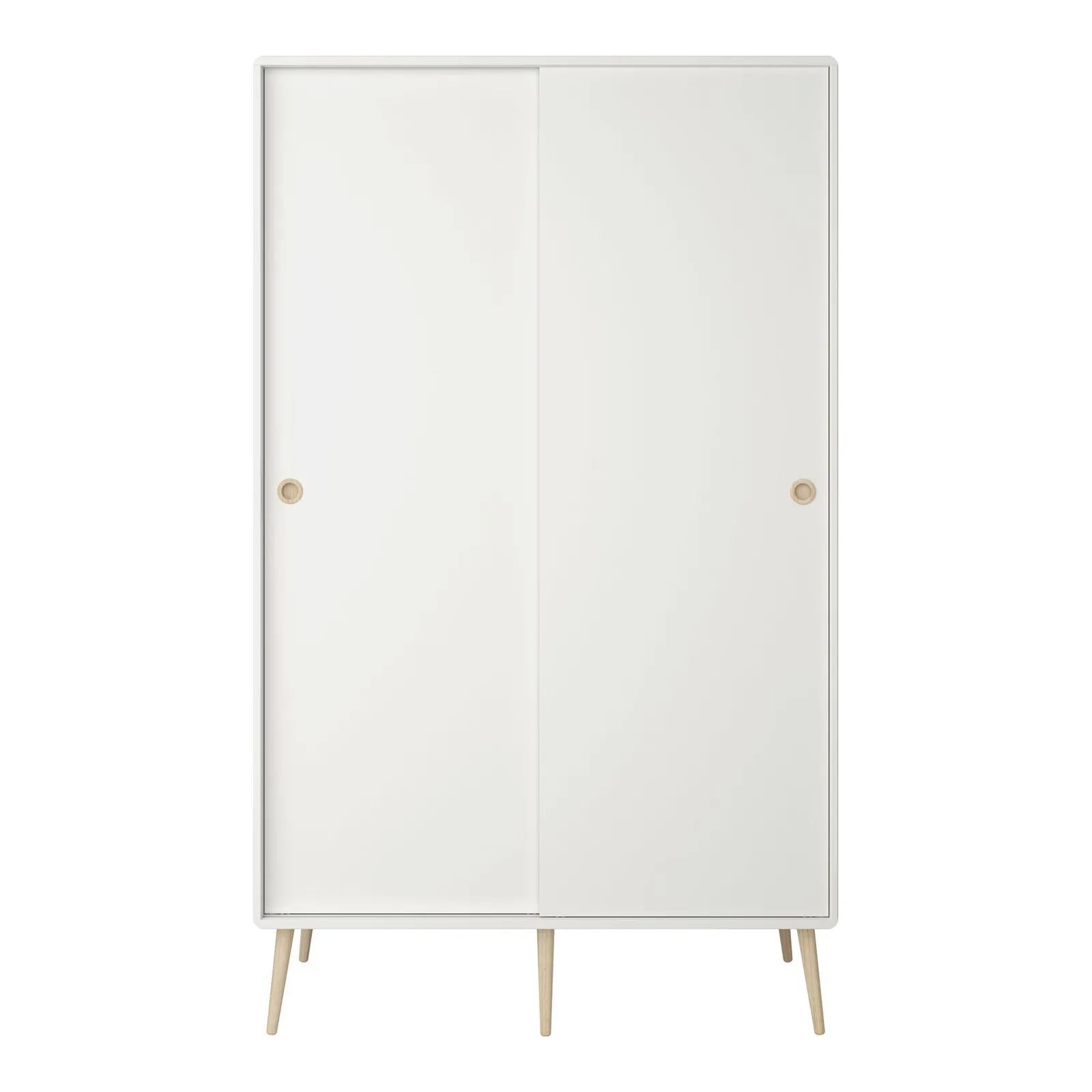 Softline Sliding 2 Door Wardrobe White