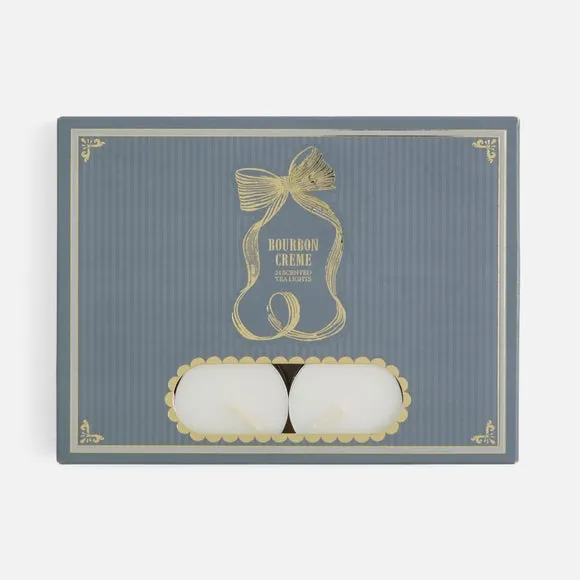 Set of 24 Bourbon Creme Scented Tealights 3