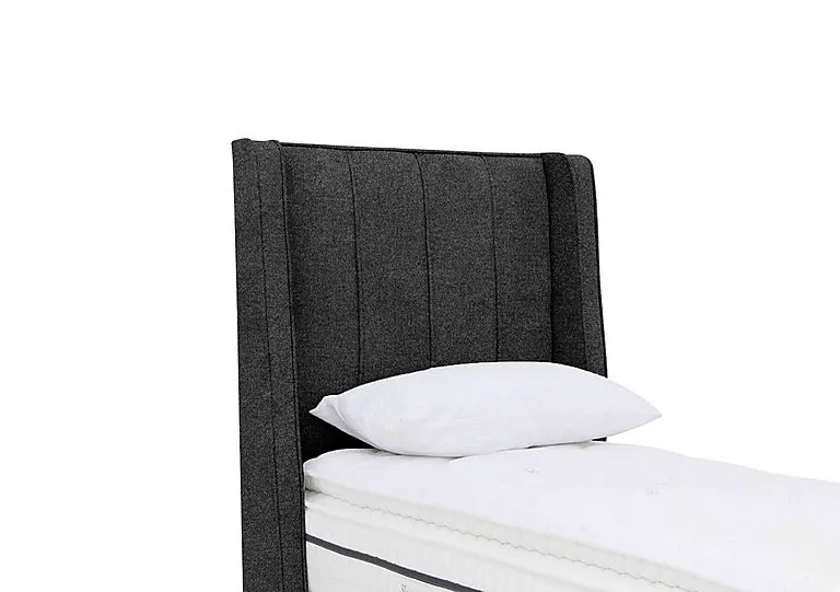 Davos Floor Standing Headboard - Single - Queens Ash Grey