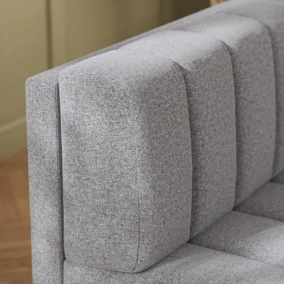 Amali Corner Dining Bench, Textured Weave 3