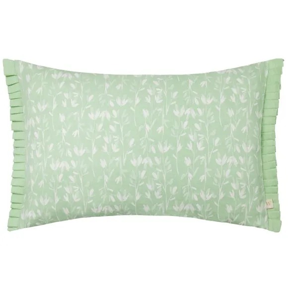 Belle Floral Cotton Rectangular Cushion 3