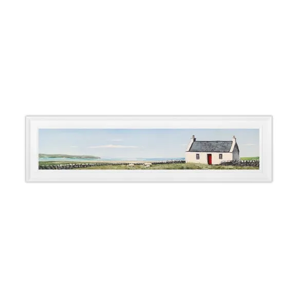 Artko Red Door Shore by Jack Barclay Framed Print 3