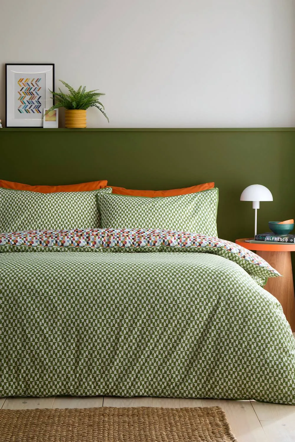 Appletree 'Star Geo' 100% Cotton Duvet Cover Set 3