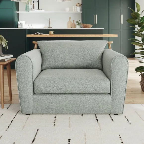 Blake Basket Weave Texture Snuggle Chair