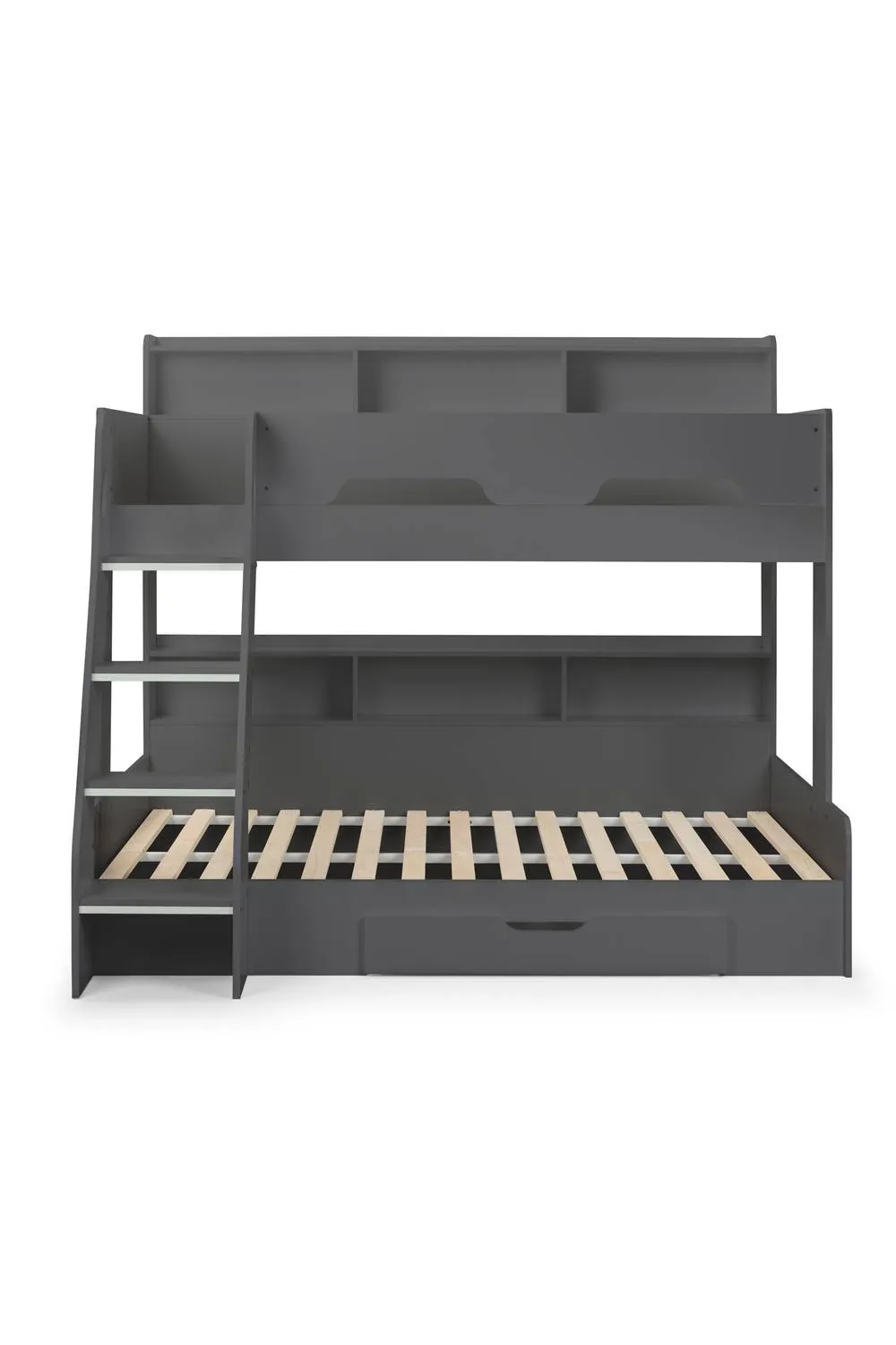 Julian Bowen Orion Triple Sleeper Bunk Bed in Dark Grey 4
