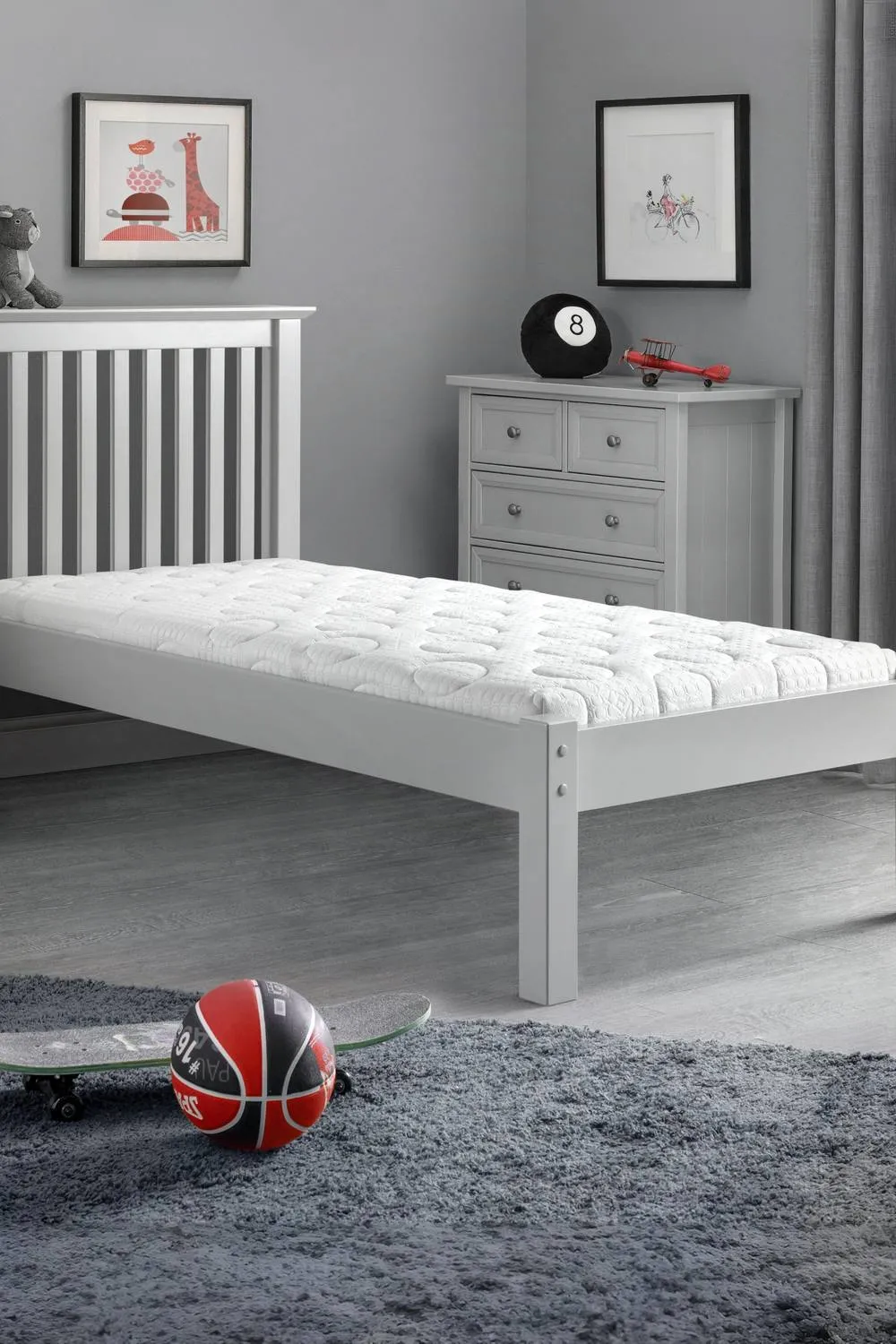 Julian Bowen Capsule Reflex Foam Rolled Mattress in White 2