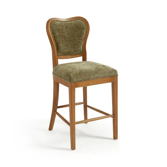 Betty Counter Height Bar Stool, Soft Chenille 5