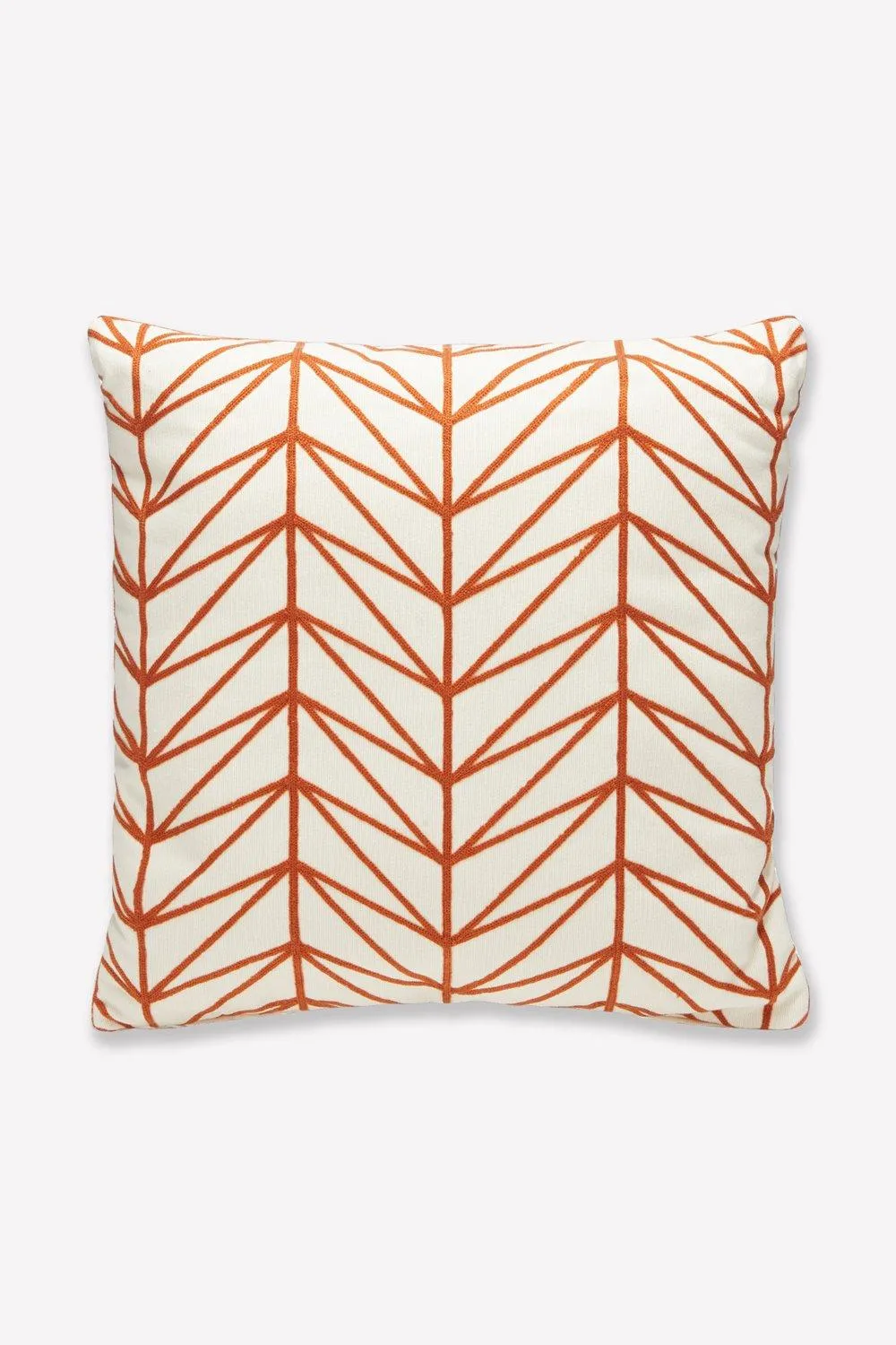 Orange Printed Cushion