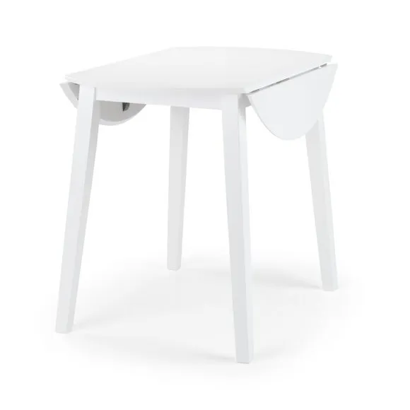 Coast 2-4 Seater Round Drop Leaf Dining Table with 2 Chairs 5