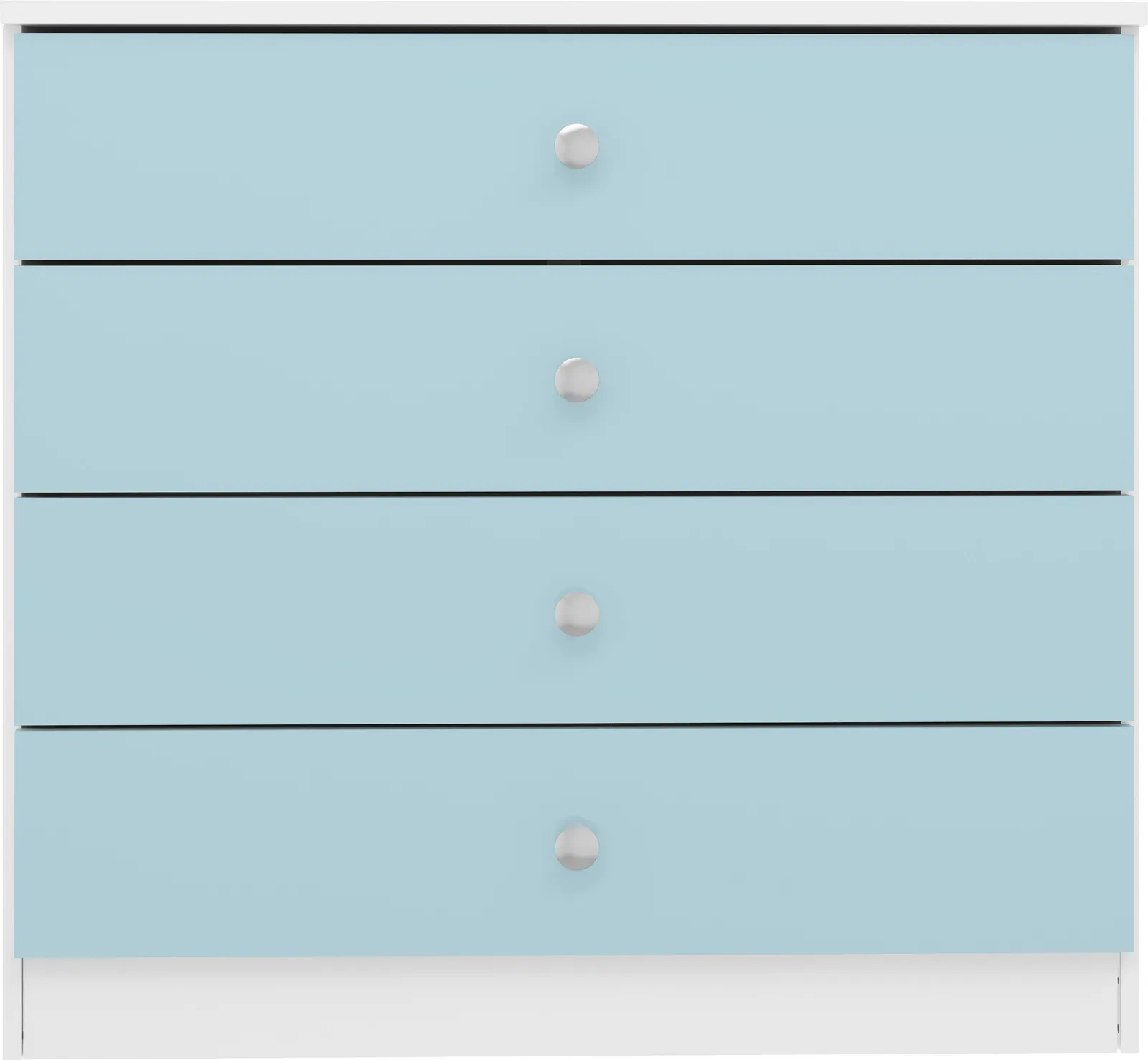 Seconique Denver 4 Drawer Chest in Blue 3