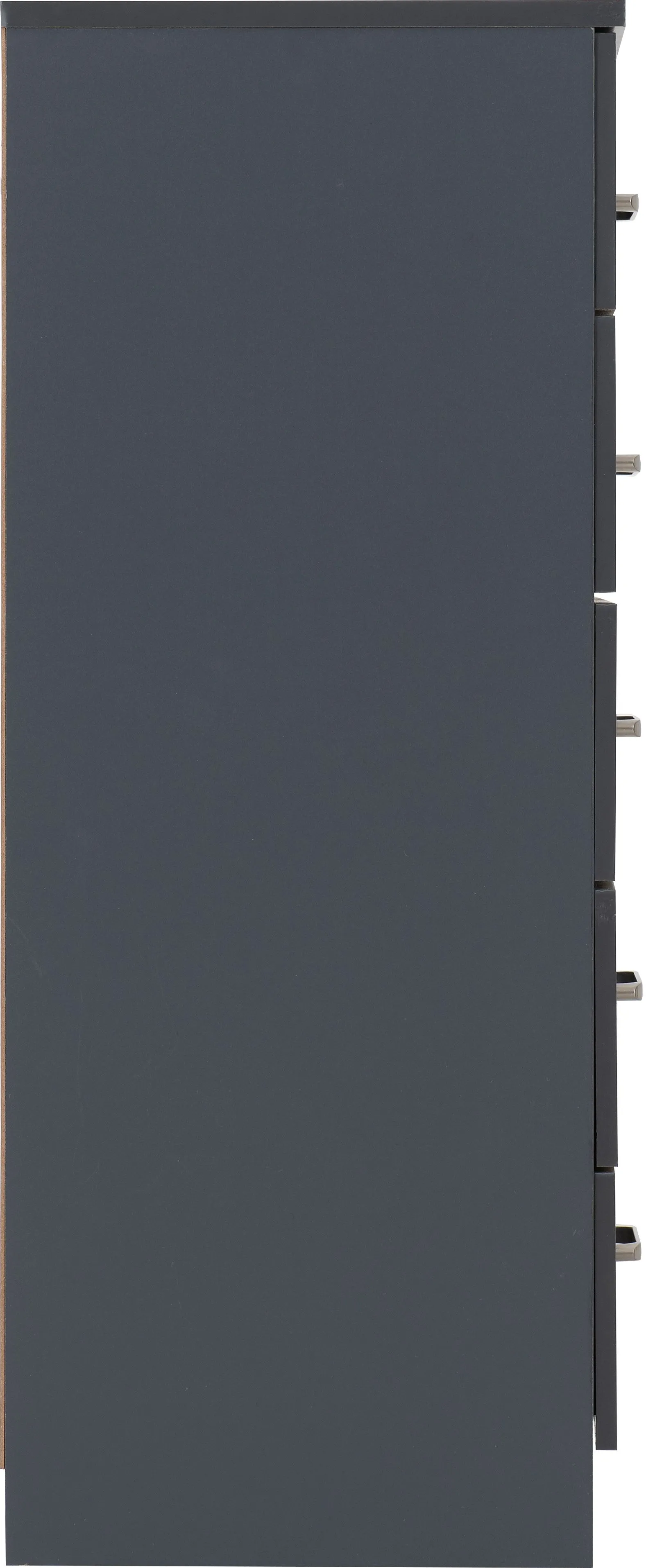 Seconique Dakotia 5 Drawer Chest in Dark Grey 5