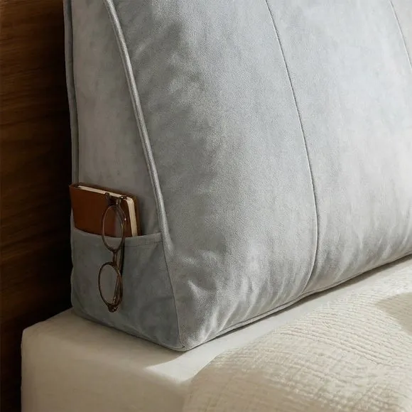 Velvet Headboard Bolster Cushion 4