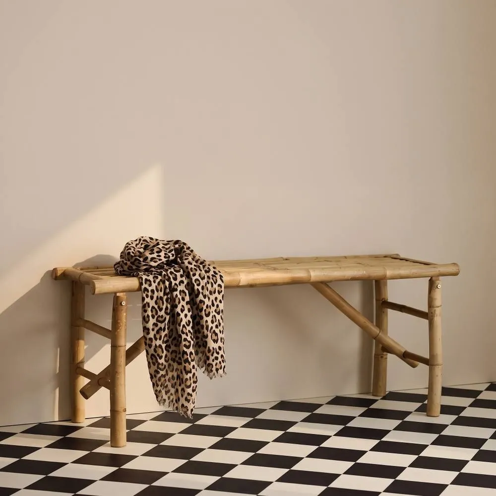 sweeek Bamboo bench in Beige