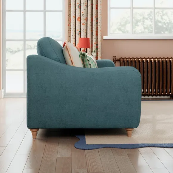 Hattie Tonal Plush Chenille 3 Seater Sofa 3